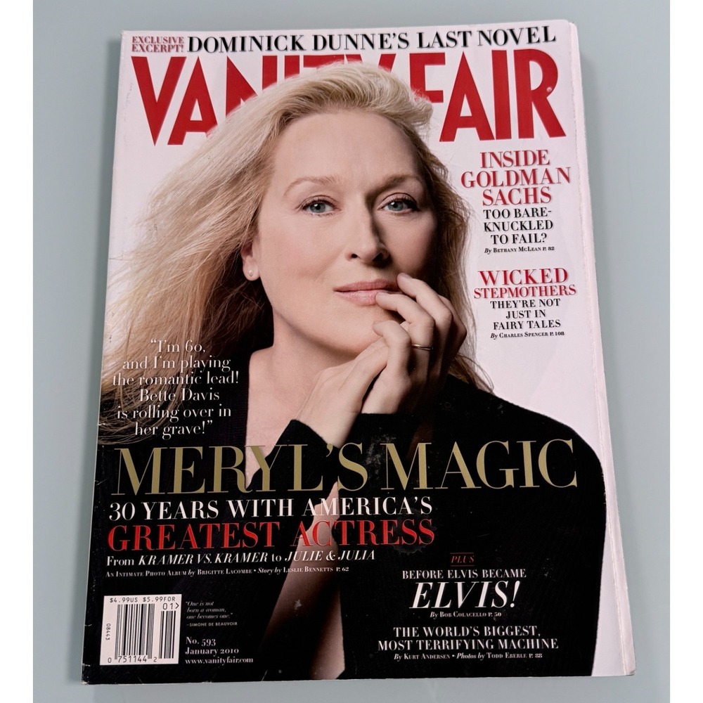 VANITY FAIR Meryl Magic: Meral Streep January 2010 isuue # 593